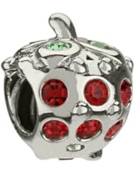 Authentic Chamilia sterling Silver Bead Strawberry JB-34