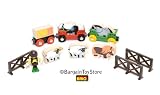 BRIO Ponys & Sheep Wagon with Farmer
