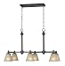 Kenroy Home 91756BP Tallow 6 Light Island Light, Bronze Patina Finish