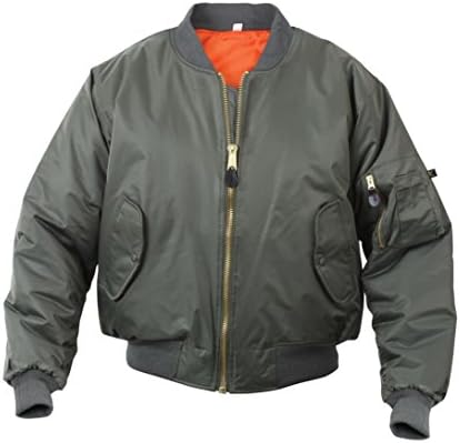 SANDRA Flight Jacket Military Navy Usaf Air Force Bomber Jacket Reversable