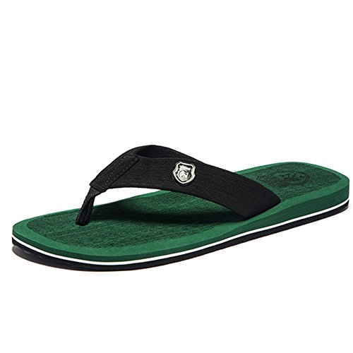 NDB Men's Classical Comfortable Flip-Flop II (7 D(M) US / 40 M EU, Green)