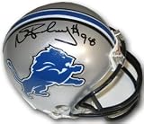 Nick Fairley signed Detroit Lions Replica Mini Helmet- Fairley Hologram