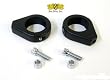 RICK DOSS BLACK 39MM TURN SIGNAL RELOCATION FORK CLAMPS FOR HARLEY