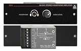 RDL RU-SH1 Stereo Headphone Amplifier Rack Mounted, Integral Long Life VCA Stereo Level Control