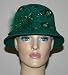 Flapper Hat Edwardian Hat Church Hat “Mademoiselle Sophia” Emerald Green
