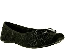 Jessica Simpson Leve in Black Eyelet Fabric Size 8.5