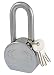 Ultra Hardware 56145 2 1/2-Inch Shackle Storefront Gate or Vending Padlock, Double Locking Heel and Toe, Rust Resistant Chrome