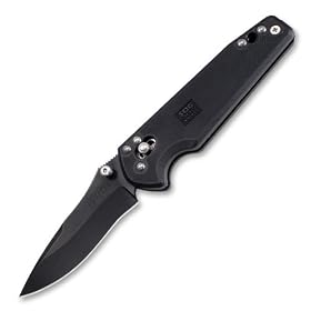 SOG Specialty Knives & Tools VS-01 Visionary I Knife, Black Powder Coat by SOG Specialty Knives