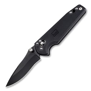 SOG Specialty Knives and Tools VS-01 Visionary I Knife, Black Powder Coat by 
