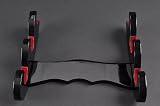 Black Wood Piano Lacquered Three Tier Hung on Wall Sword Stand #677