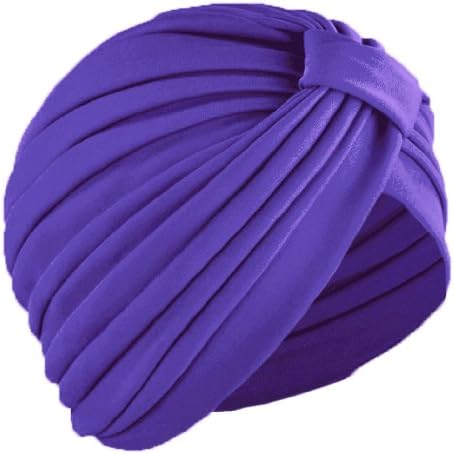 sur la tete Purple Turban