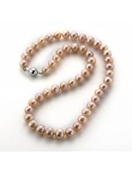 Freshwater Pearl Silver Necklace 18"