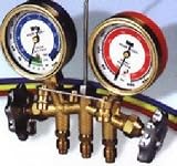 Mastercool (MAS84772G) Brass R134A Manifold Set with 72in. Hoses