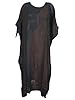 Kaftan Caftan Beach Wear Cover up Black Brown Maxi Dress Long Kaftans Plus Size