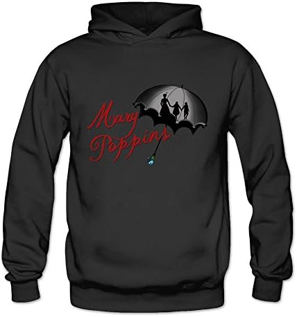 Feimeihua Women's Mary Poppins Swag Hoodies Sweatshirt Size S US Black