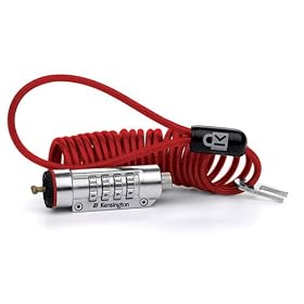 Kensington K64576US ComboSaver Portable Notebook Computer Lock (Red )
