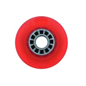 Razor Scooter Replacement Wheels Set with Bearings (Red)