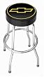 Chevy Gold Bowtie Garage Stool