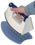 Iron Rest in Blue Safety Nippled Silicone for Ironing Board by Whitney Design
