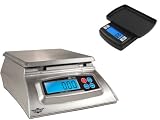 My Weigh KD-7000 Digital Stainless-Steel Food Scale (Silver) with BONUS Digital Pocket Scale 500 X 0.1 Gram