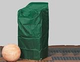 Premium Abdeckhaube für Stapelstühle, 66x66x160cm, grün