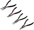 TEKTON 3576 Internal / External Snap Ring Pliers Set, 4-Piece