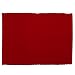 Casual Solid Ribbed Placemat - Red