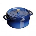 Staub Bräter rund 28 cm royal-blau, 5,85 l