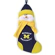 Michigan Wolverines NCAA Snowman Holiday Stocking (22)"