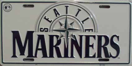 Seattle Mariners License Plate Frame MLB
