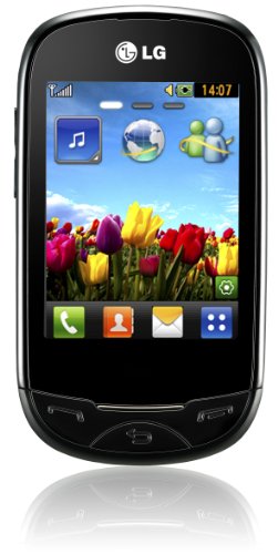 LG T500 ego Handy (7,1 cm (2,8 Zoll) Display, Touchscreen, 2 Megapixel Kamera) schwarz