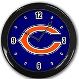Chicago Bears Wall Clock Black Great Unique Gift Idea