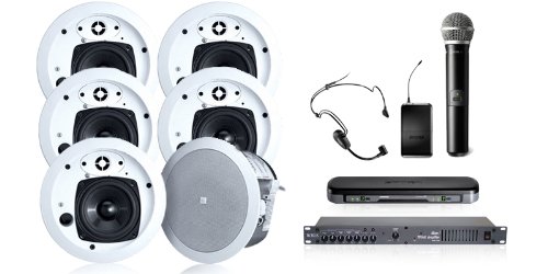 wireless microphone and speaker for conference room