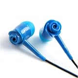 Rose In-Ear Heaphones Earbuds - Blue (Other Colors Available)