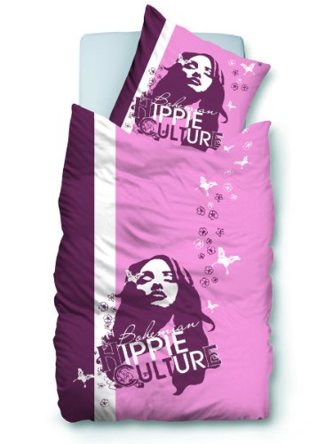 Tom Tailor 049454-829-004 Linon Bettw&auml;sche ca. 155 x 220 + 80 x 80 cm violett