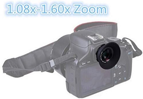 LXJ SMILE 1.08x-1.60x Zoom Viewfinder Eyepiece Magnifier for Canon Nikon Pentax Sony Olympus Fujifim Samsung Sigma Minoltaz DSLR Camera