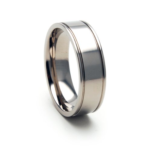 New 7mm Titanium Ring w/ Comfort Fit Band 100s of Sizes  Styles Available