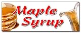 48 MAPLE SYRUP DECAL sticker pancakes waffles