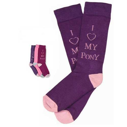 Kids I Love My Pony Riding Socks