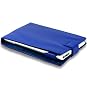 MiniSuit Leather Case for Amazon Kindle with Adjustable Leather Stand fit Kindle 1st Gen Only (Blue)