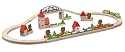 Eichhorn 100004952 - Holz-Bahn mit H&auml;ngebr&uuml;cke, 61-teilig, 100 x 48 cm, inklusiv Zubeh&ouml;r