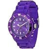 Madison New York Unisex-Armbanduhr Candy Time Analog Silikon lila U4167-01/2