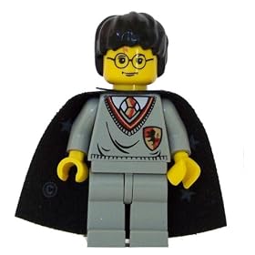 Harry Potter (Gryffindor Shield Torso, Cape, YF) - LEGO Harry Potter Minifigure