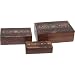 Jewelry Keepsake Boxes Gift Ideas Arts Craft in Wood - Set of 3 (wc448)