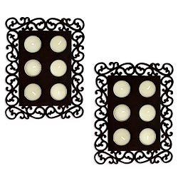 NOVICA Candleholders Light of Thailand (pair)