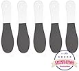 BelleSha Double Sided 5 Pack Pedicure Foot File Hard Skin Remover