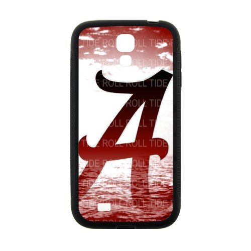 Generic Custom Unique Design NCAA University of Alabama Crimson Tide Symbol Plastic and TPU Case Cover for SamSungGalaxyS4 I9500 (Laser Technology)