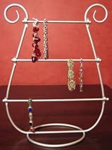 Silver JEWELRY harp BRACELET RACK stand HOLDER gift