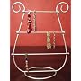 Silver JEWELRY harp BRACELET RACK stand HOLDER gift