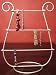  : Bracelet / Ring Holder ~ Silver ~ Jewelry Organizer / Stand / Display / Storage ~ $5.49 Standard Shipping